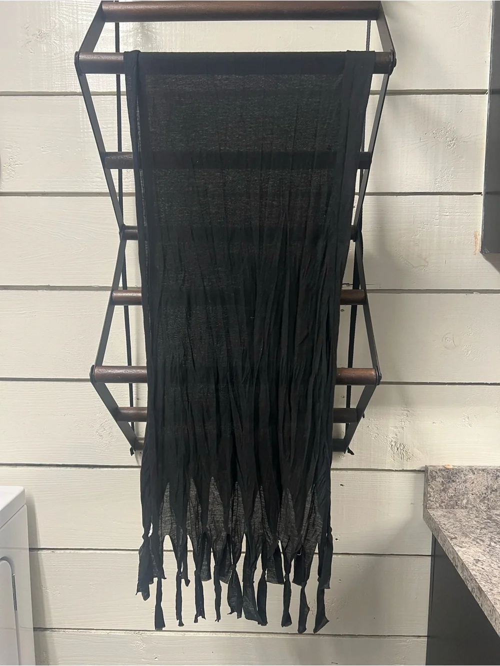 4 Black & White Patterned Scarfs